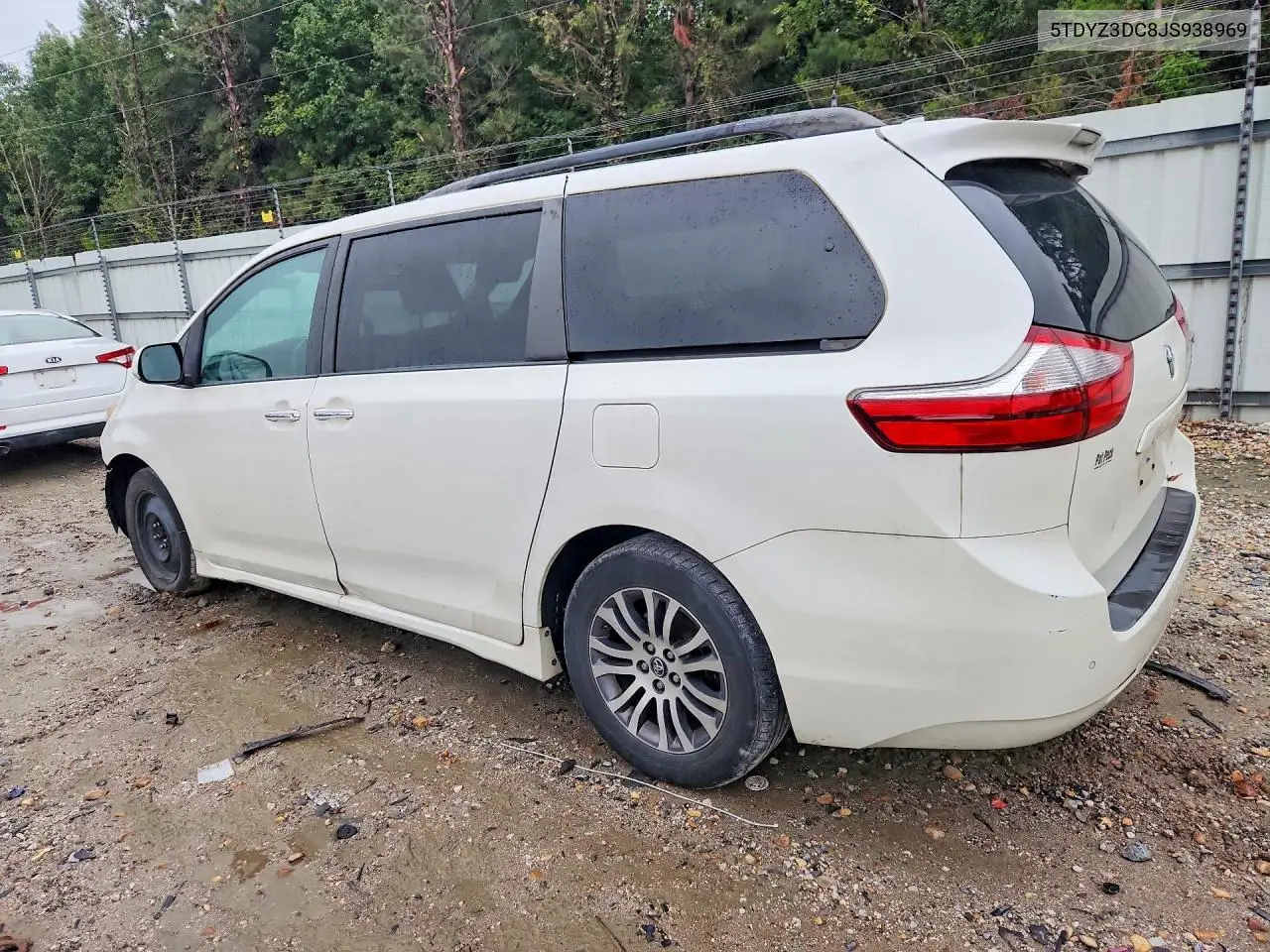 2018 TOYOTA SIENNA VIN 5TDYZ3DC8JS938969 — фото 2