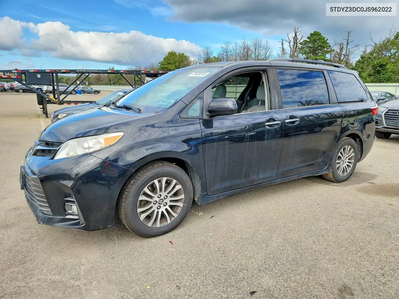 TOYOTA SIENNA 2018, VIN 5TDYZ3DC0JS962022