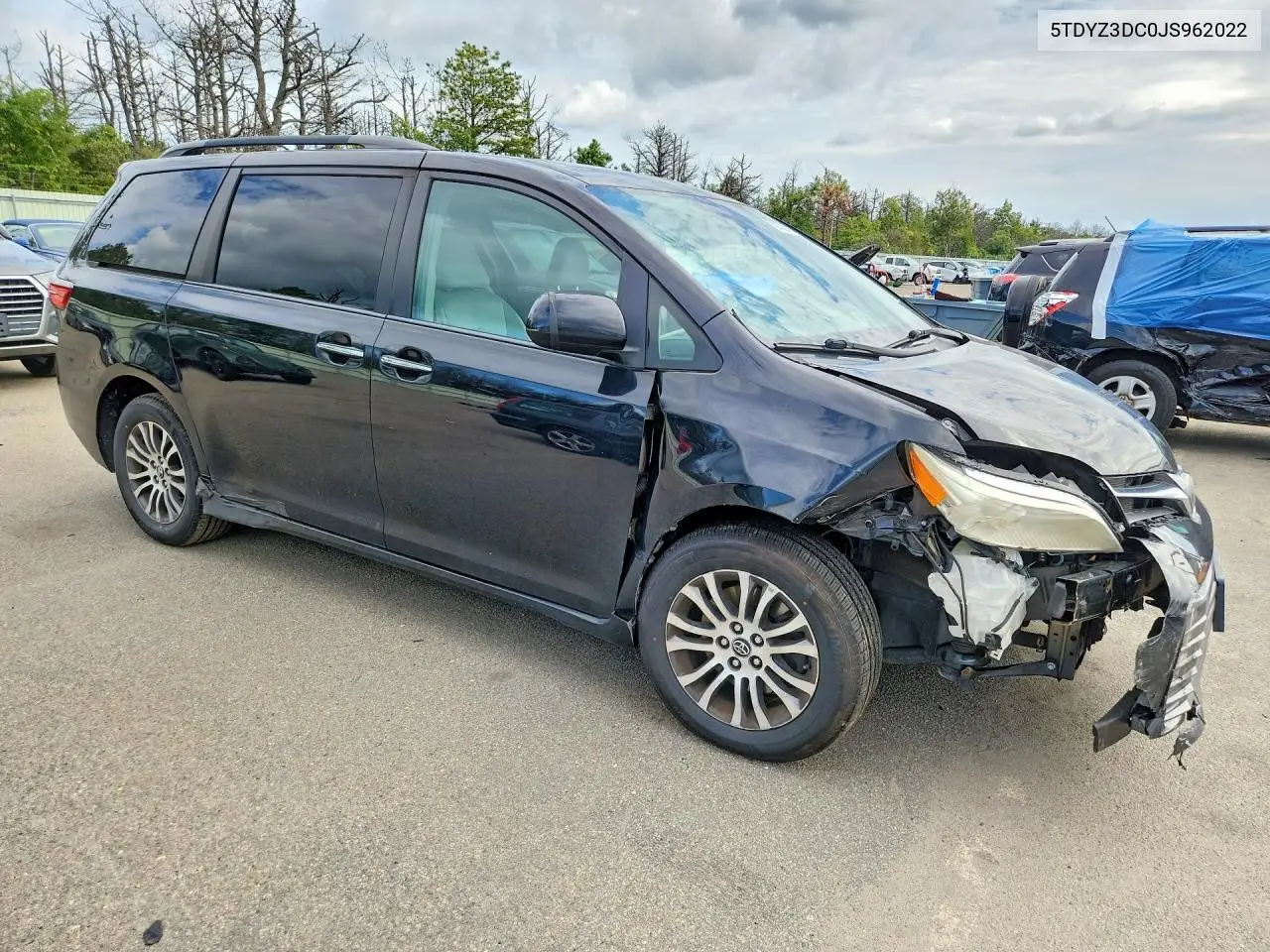 2018 TOYOTA SIENNA VIN 5TDYZ3DC0JS962022 — фото 4