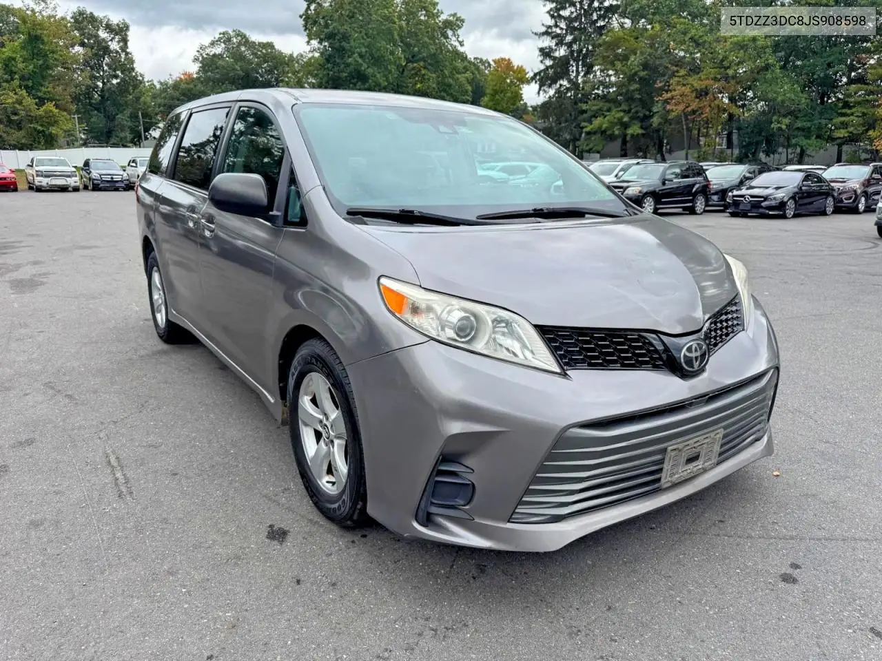 2018 TOYOTA SIENNA VIN 5TDZZ3DC8JS908598 — фото 4