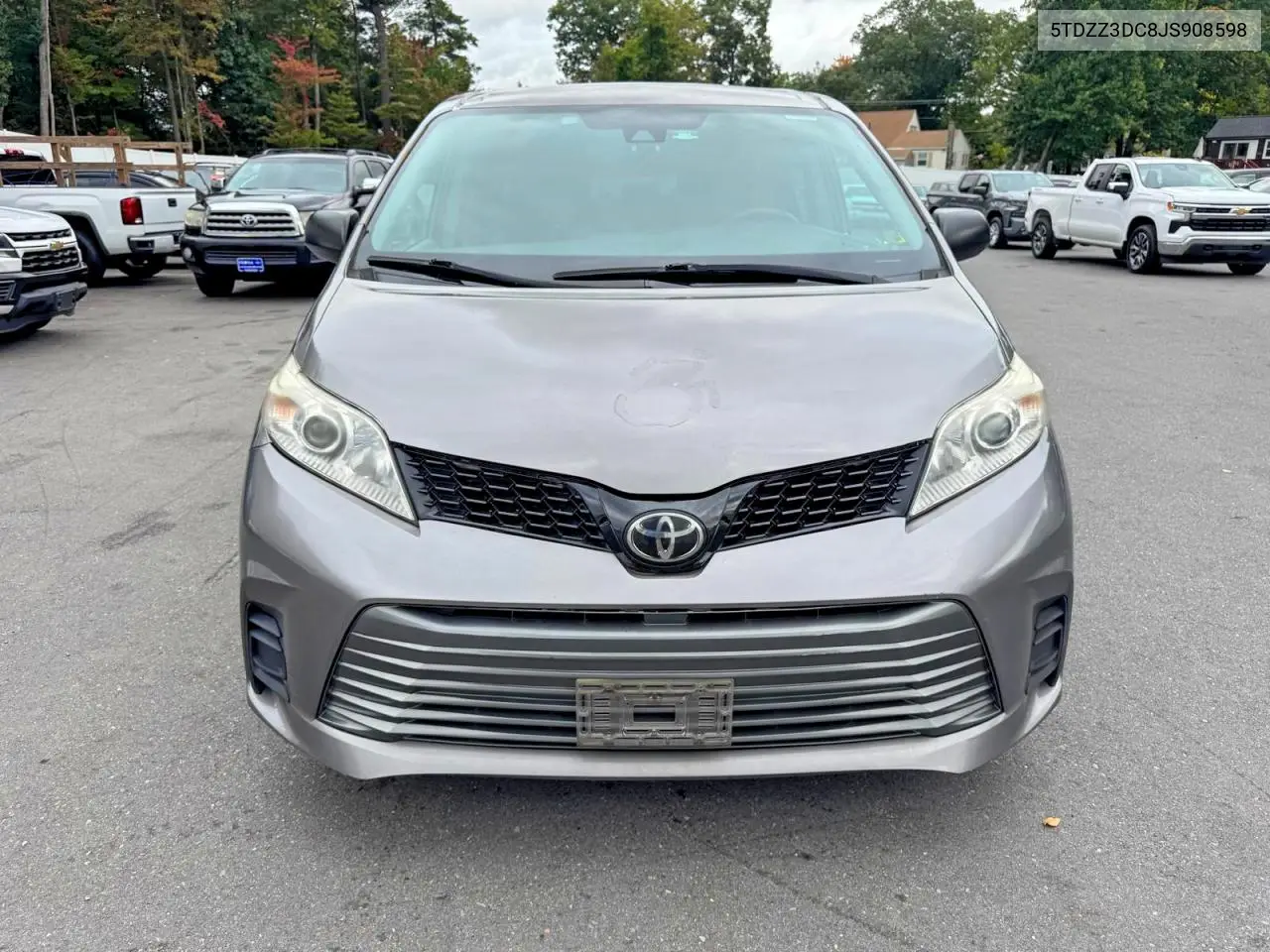 2018 TOYOTA SIENNA VIN 5TDZZ3DC8JS908598 — фото 5