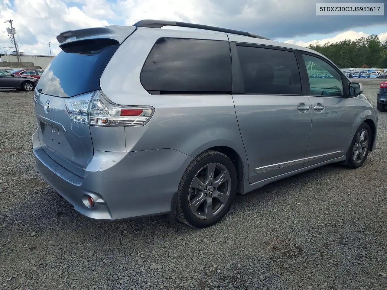 2018 TOYOTA SIENNA VIN 5TDXZ3DC3JS953617 — фото 3