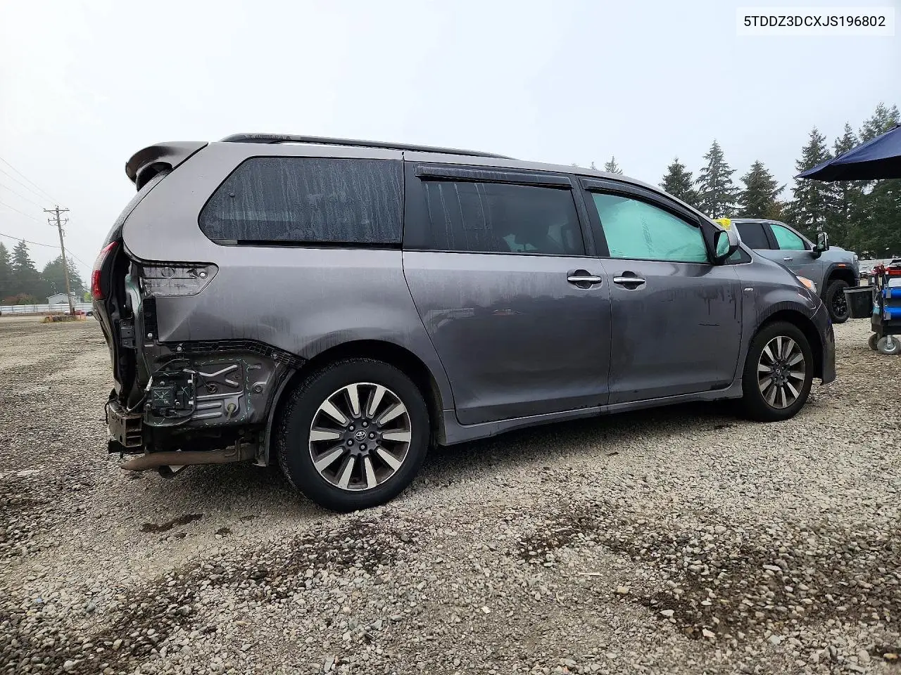 2018 TOYOTA SIENNA VIN 5TDDZ3DCXJS196802 — фото 3