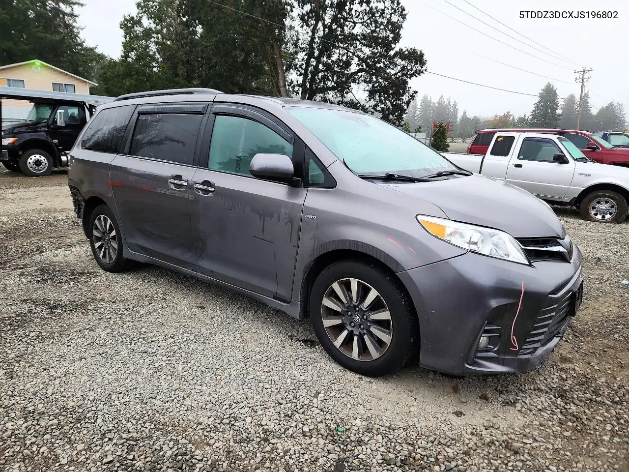 2018 TOYOTA SIENNA VIN 5TDDZ3DCXJS196802 — фото 4