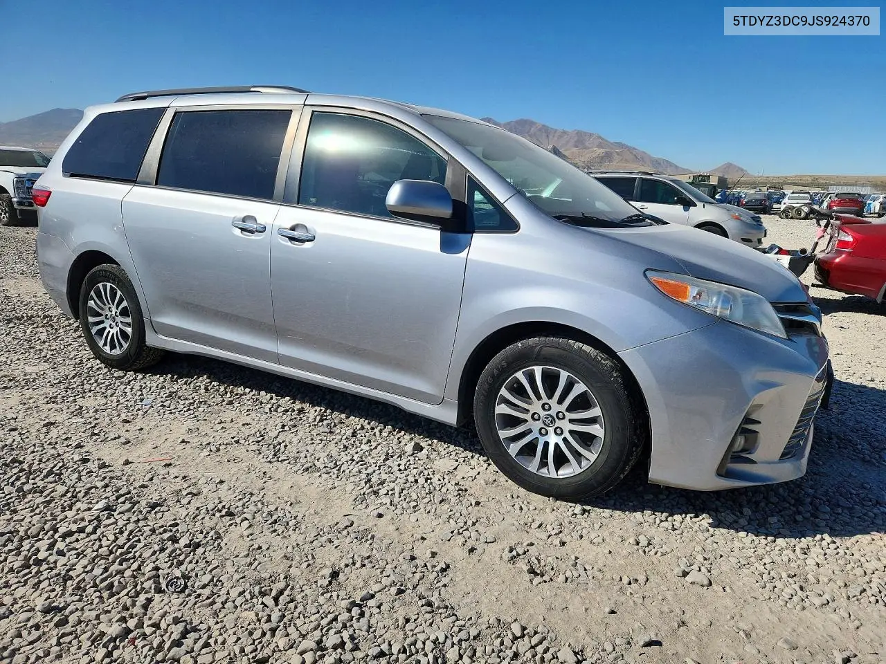 2018 TOYOTA SIENNA VIN 5TDYZ3DC9JS924370 — фото 4