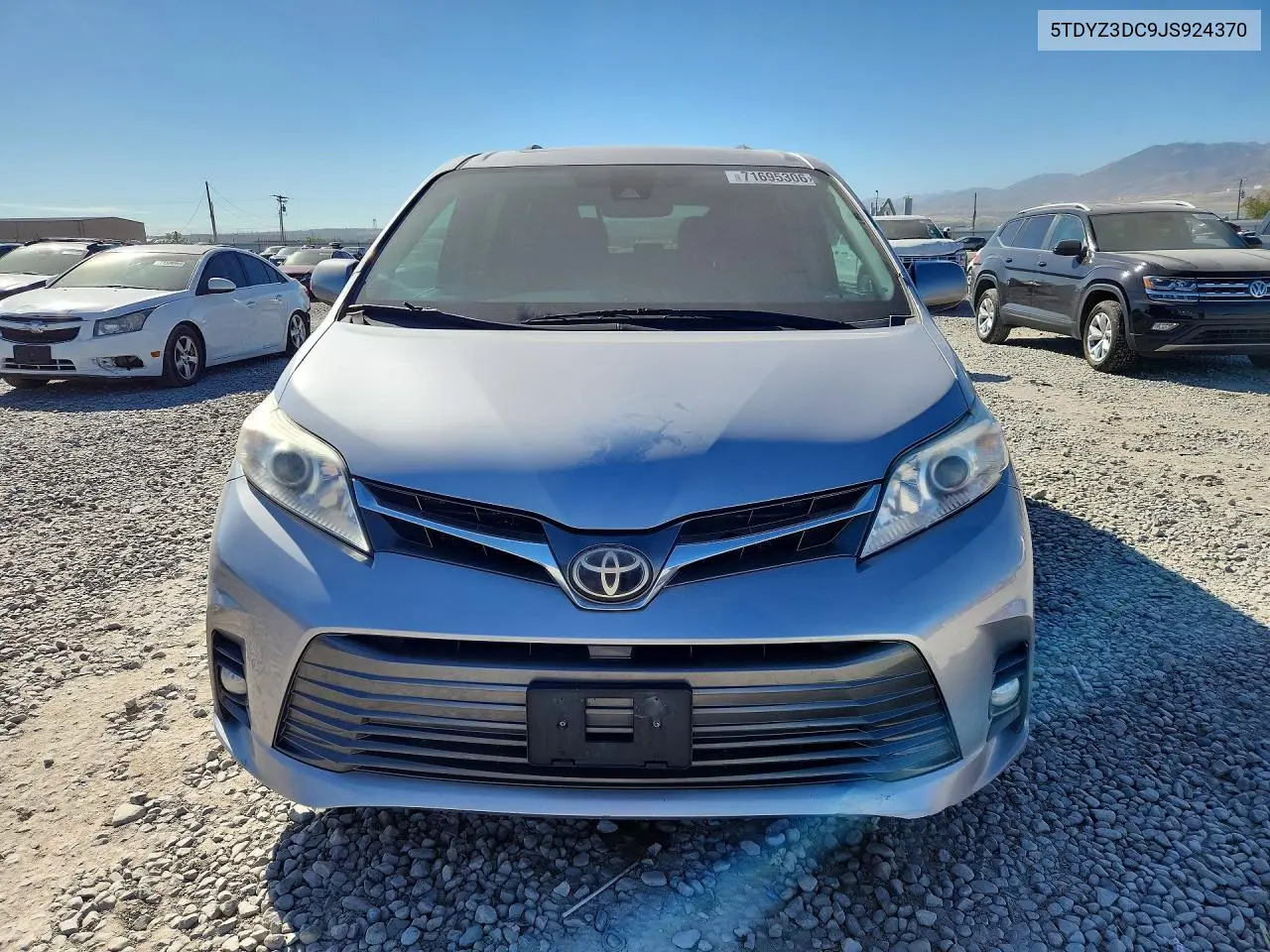 2018 TOYOTA SIENNA VIN 5TDYZ3DC9JS924370 — фото 5