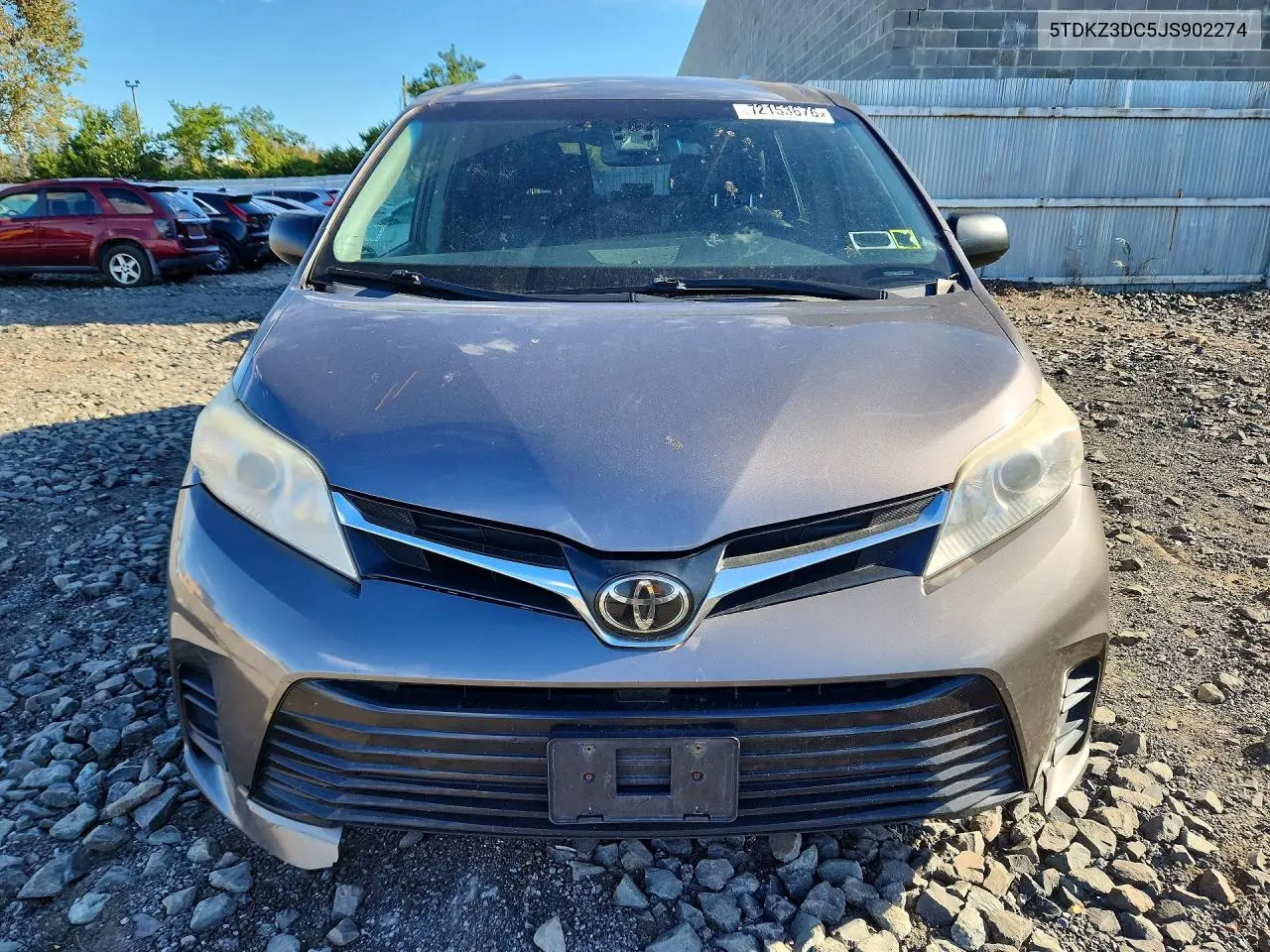 2018 TOYOTA SIENNA VIN 5TDKZ3DC5JS902274 — фото 5