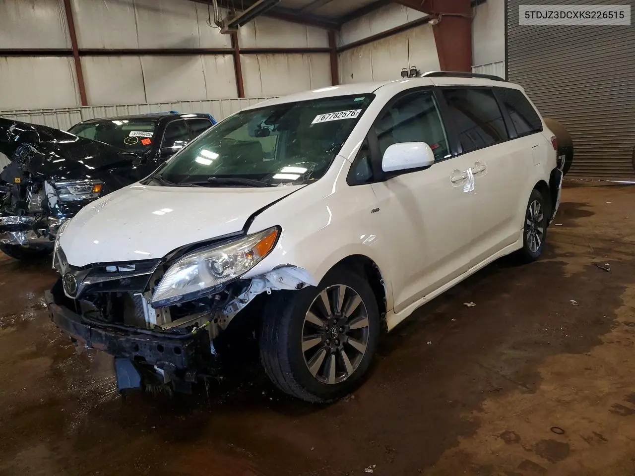TOYOTA SIENNA 2019, VIN 5TDJZ3DCXKS226515