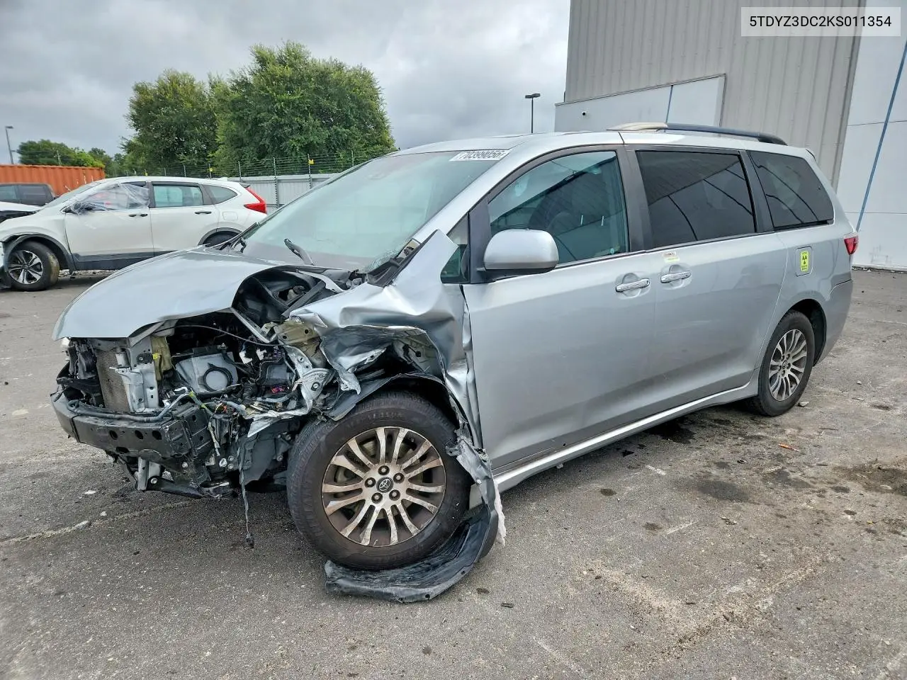 TOYOTA SIENNA 2019, VIN 5TDYZ3DC2KS011354