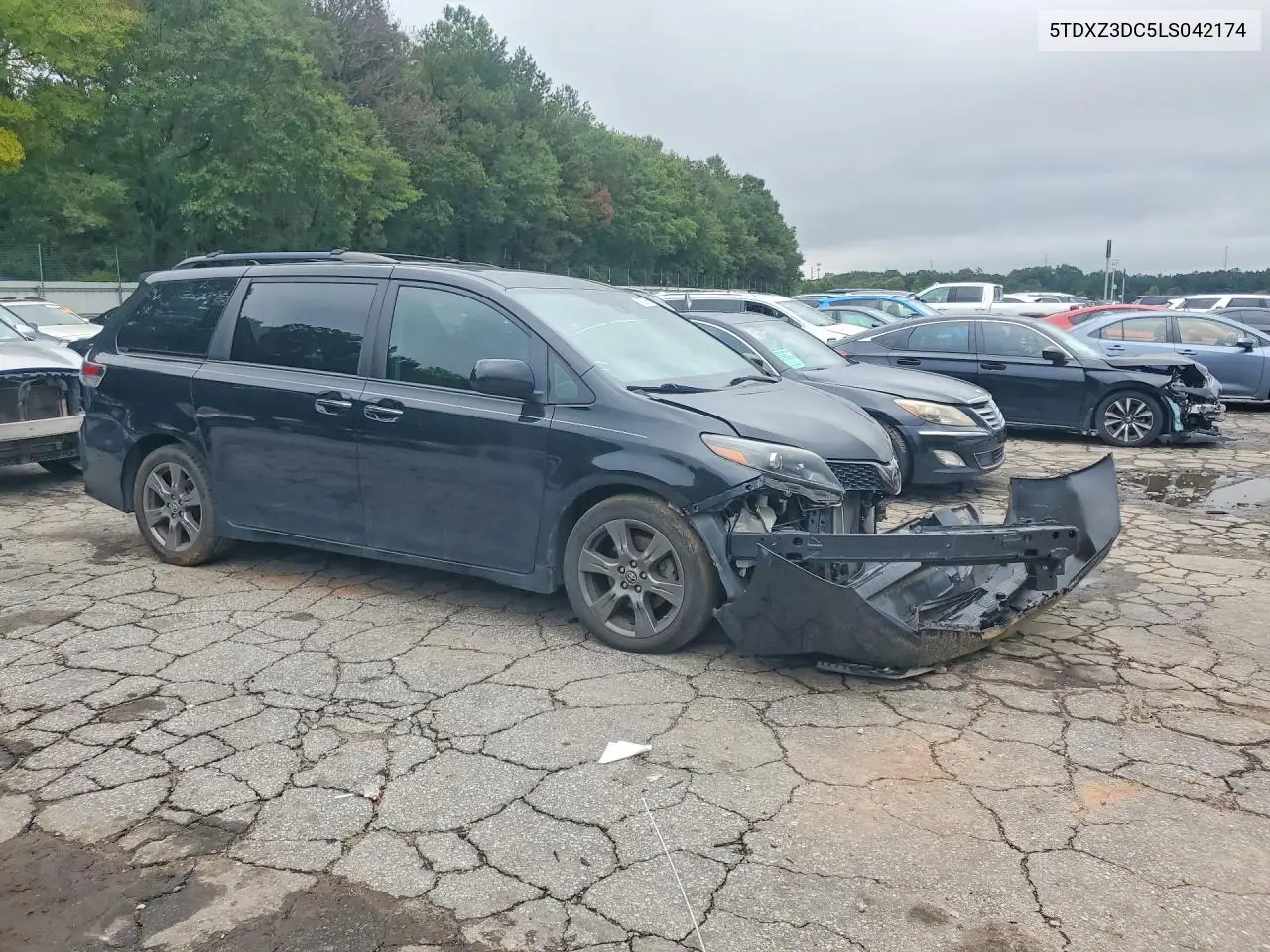 2020 TOYOTA SIENNA VIN 5TDXZ3DC5LS042174 — фото 4
