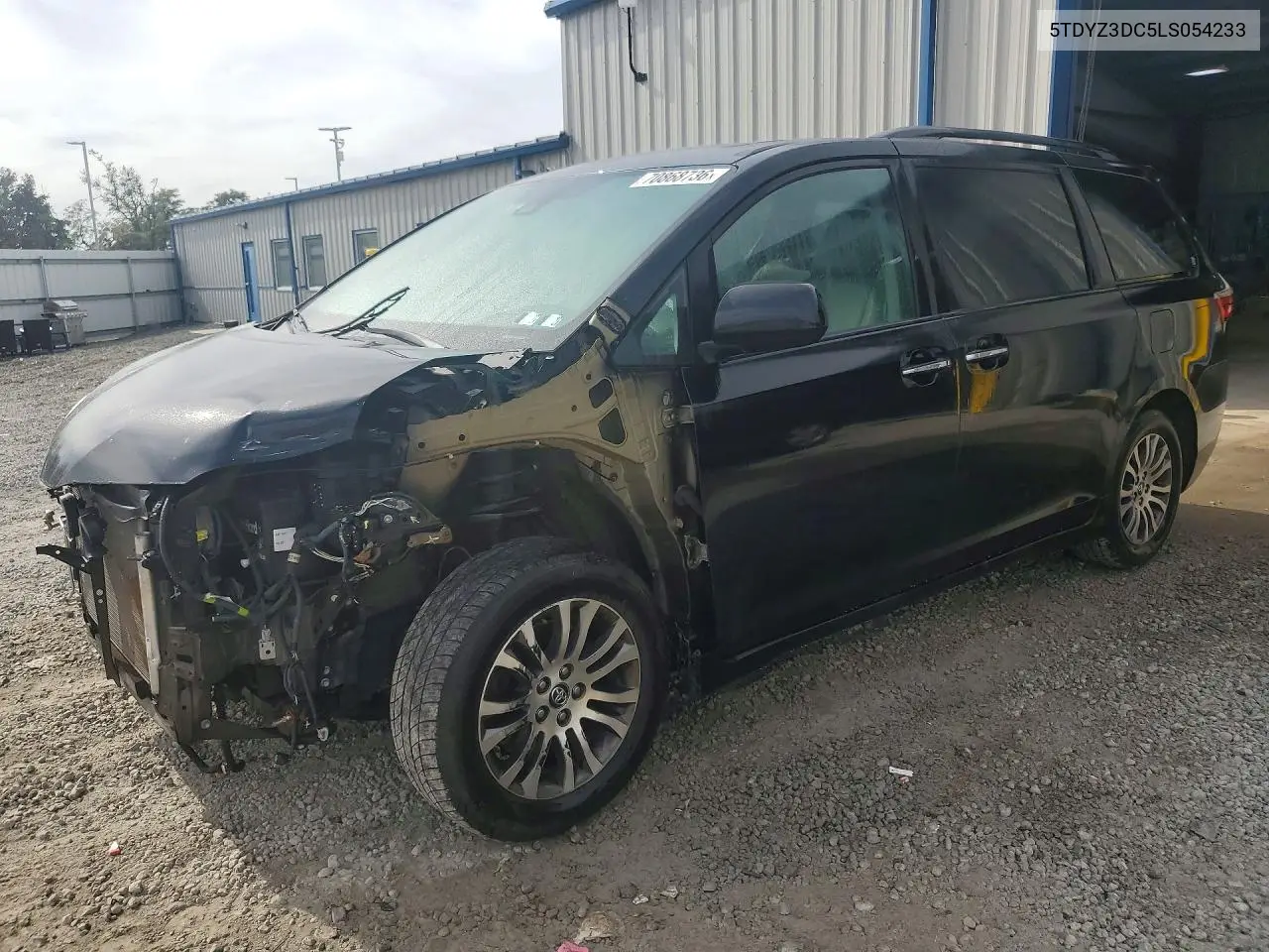 TOYOTA SIENNA 2020, VIN 5TDYZ3DC5LS054233