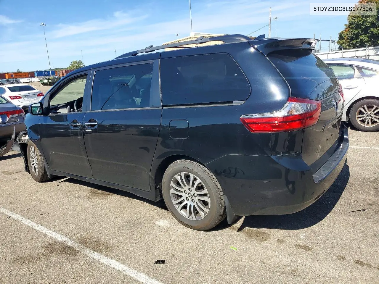 2020 TOYOTA SIENNA VIN 5TDYZ3DC8LS077506 — фото 2