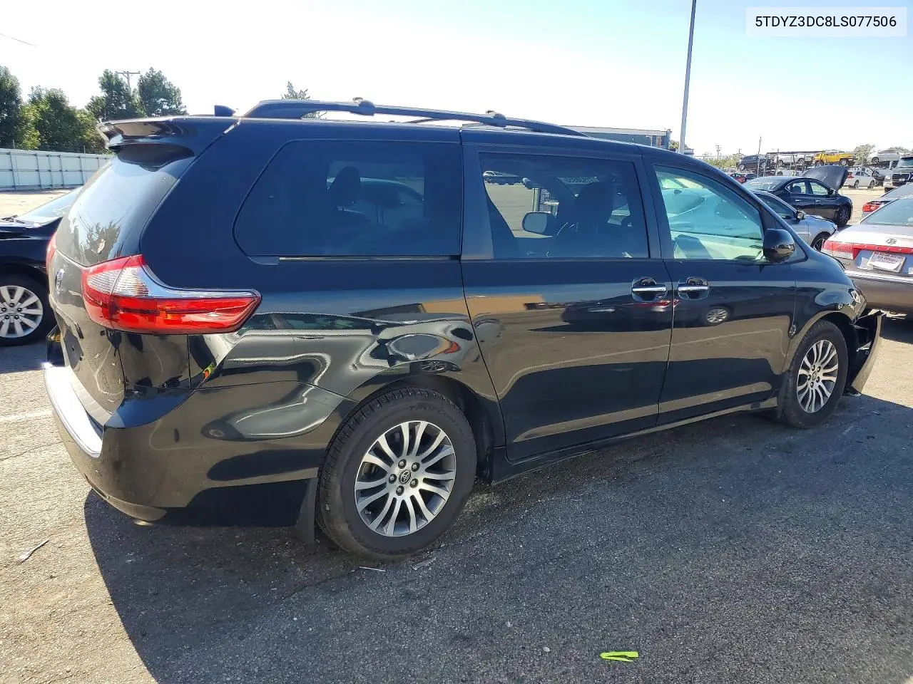 2020 TOYOTA SIENNA VIN 5TDYZ3DC8LS077506 — фото 3