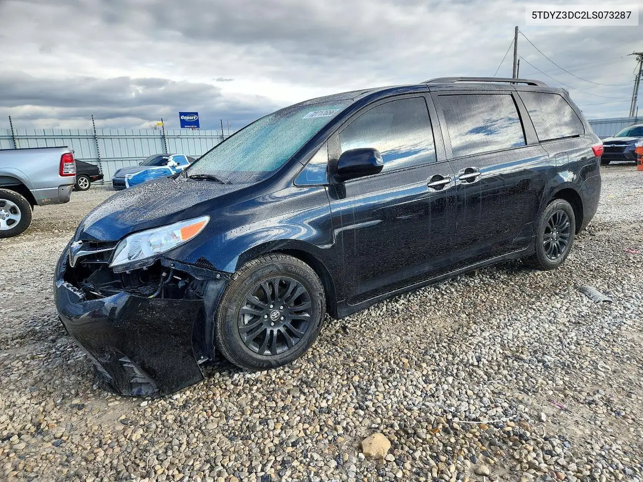 TOYOTA SIENNA 2020, VIN 5TDYZ3DC2LS073287
