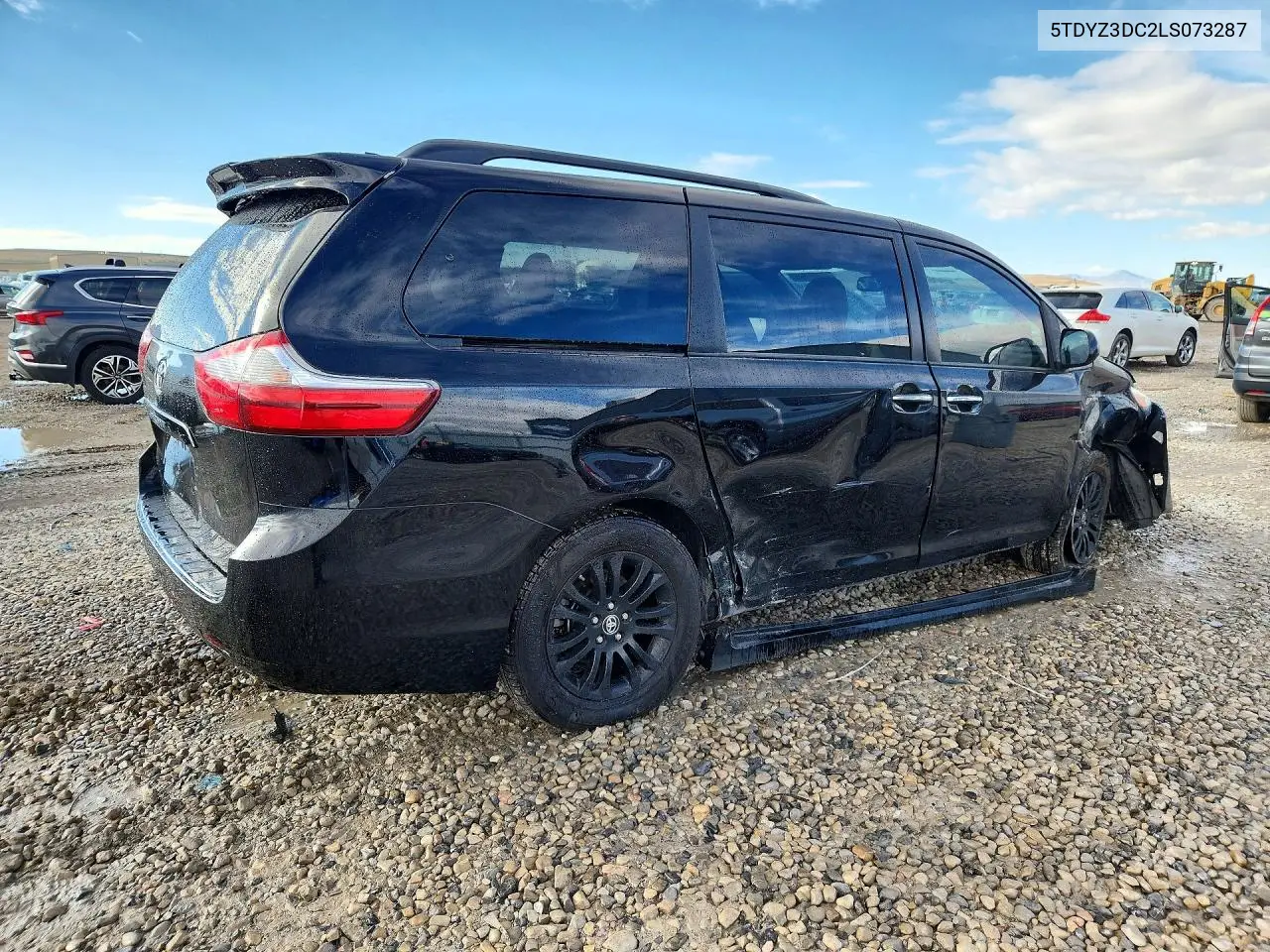 2020 TOYOTA SIENNA VIN 5TDYZ3DC2LS073287 — фото 3