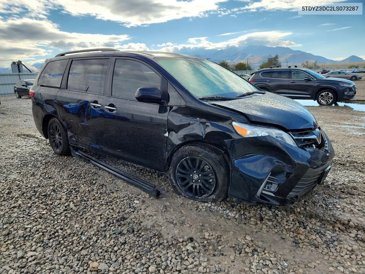 2020 TOYOTA SIENNA VIN 5TDYZ3DC2LS073287 — фото 4