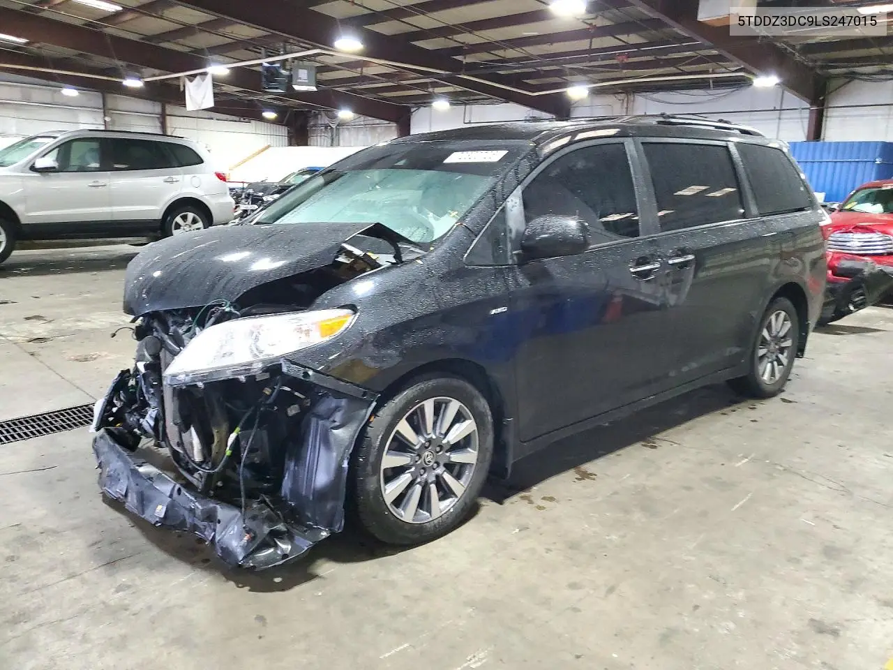 TOYOTA SIENNA 2020, VIN 5TDDZ3DC9LS247015