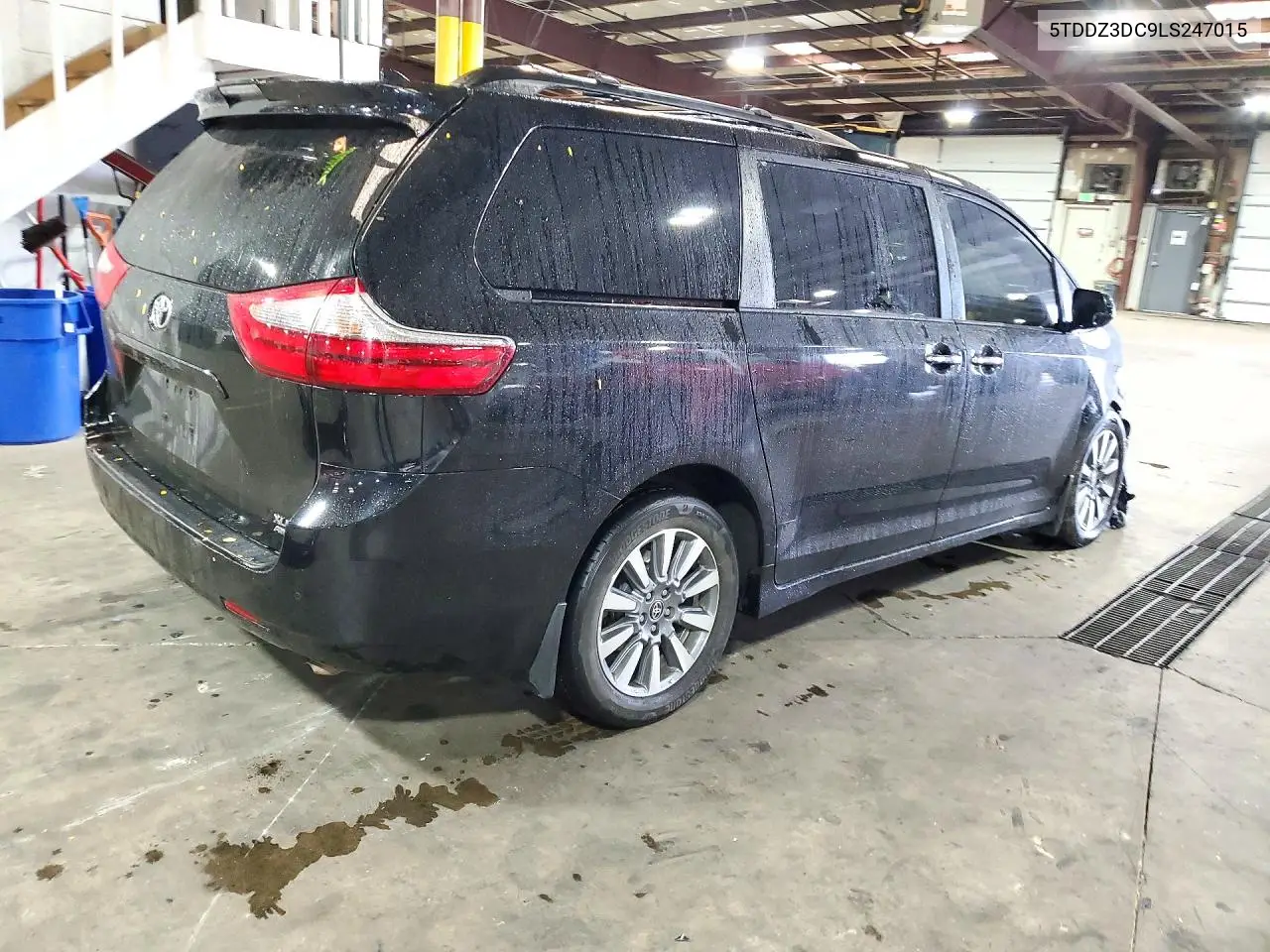 2020 TOYOTA SIENNA VIN 5TDDZ3DC9LS247015 — фото 3