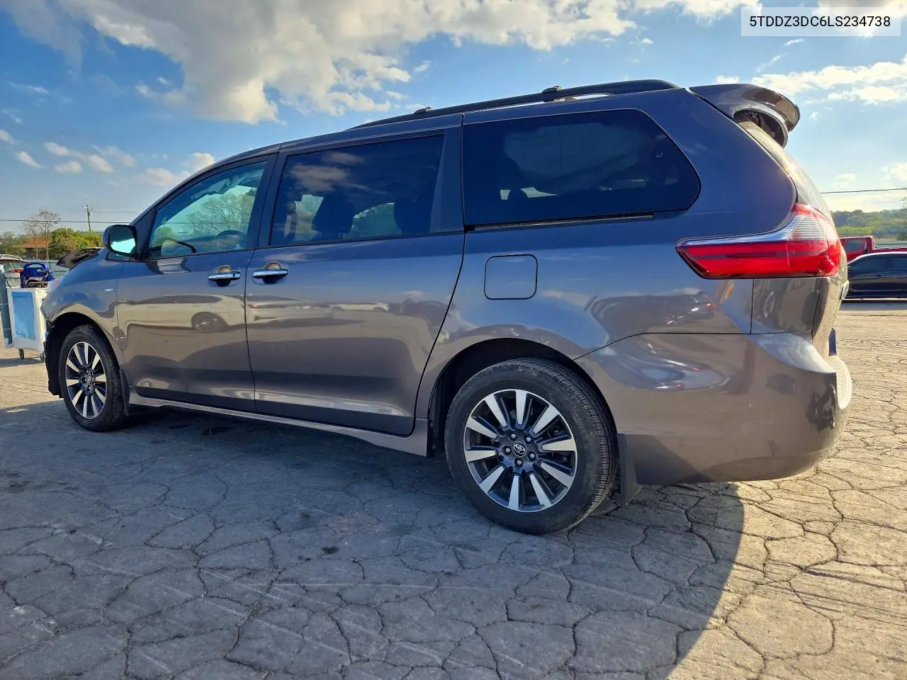 2020 TOYOTA SIENNA VIN 5TDDZ3DC6LS234738 — фото 2