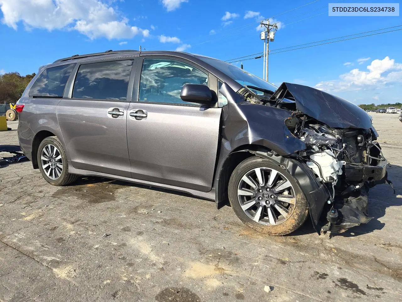 2020 TOYOTA SIENNA VIN 5TDDZ3DC6LS234738 — фото 4