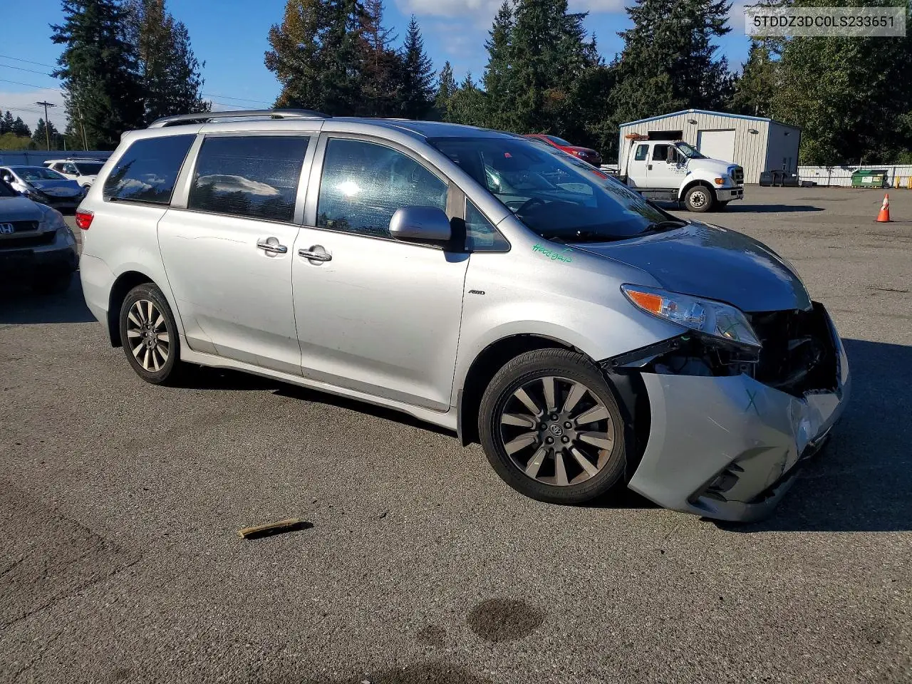 2020 TOYOTA SIENNA VIN 5TDDZ3DC0LS233651 — фото 4