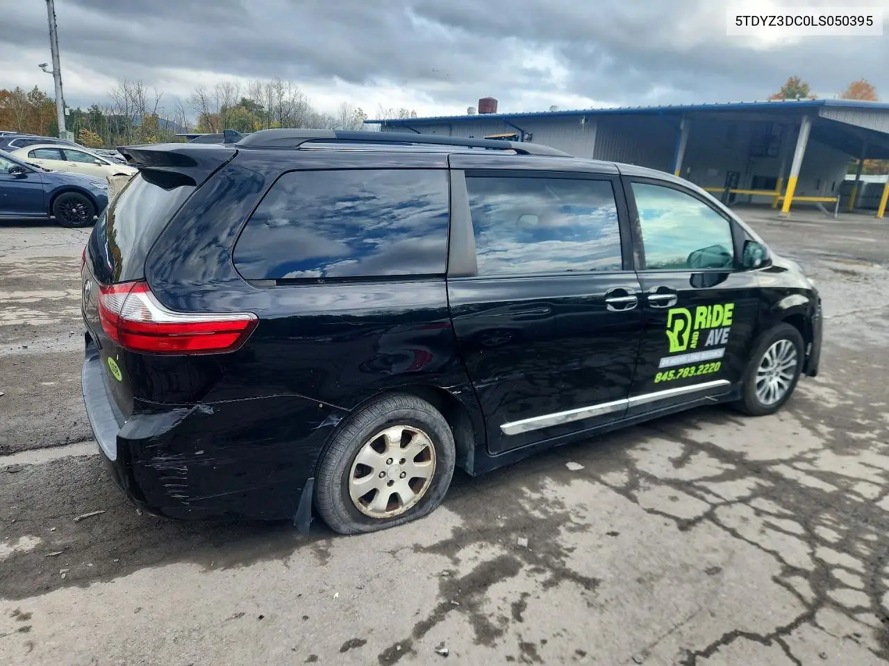 2020 TOYOTA SIENNA VIN 5TDYZ3DC0LS050395 — фото 3