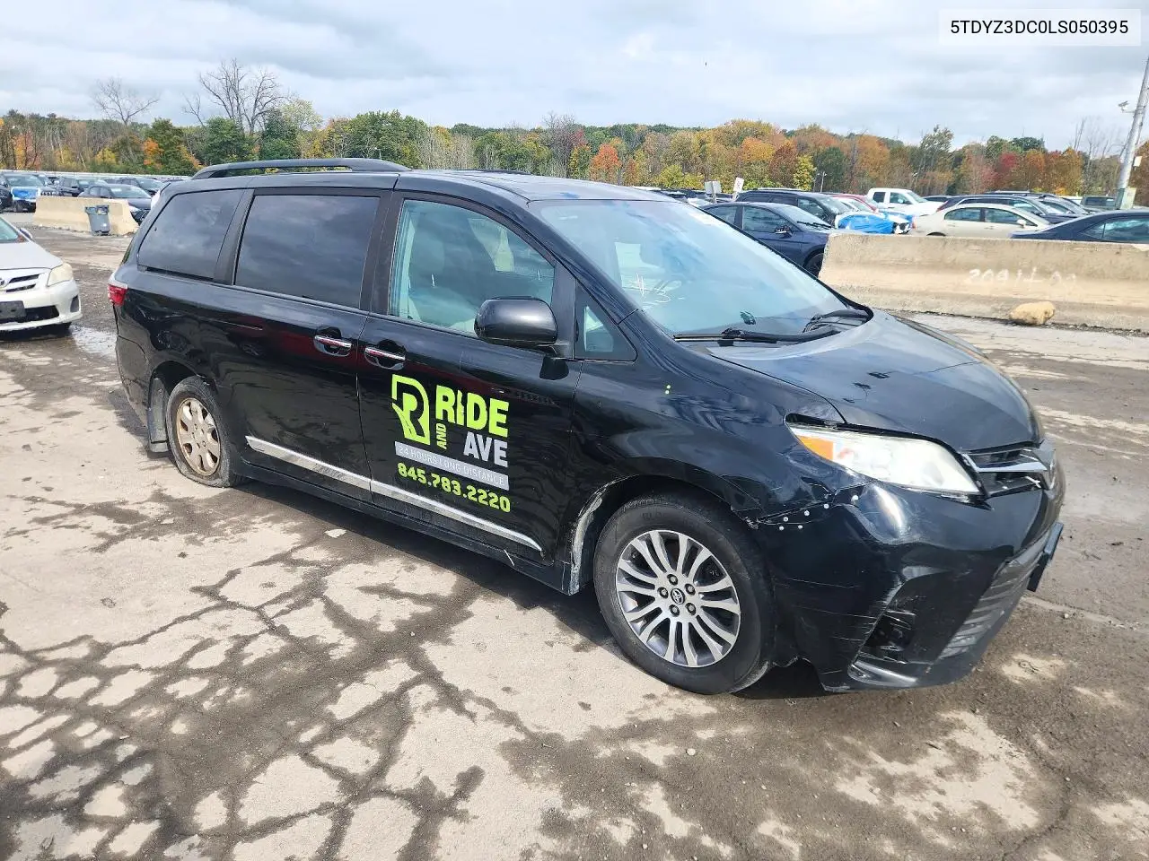 2020 TOYOTA SIENNA VIN 5TDYZ3DC0LS050395 — фото 4