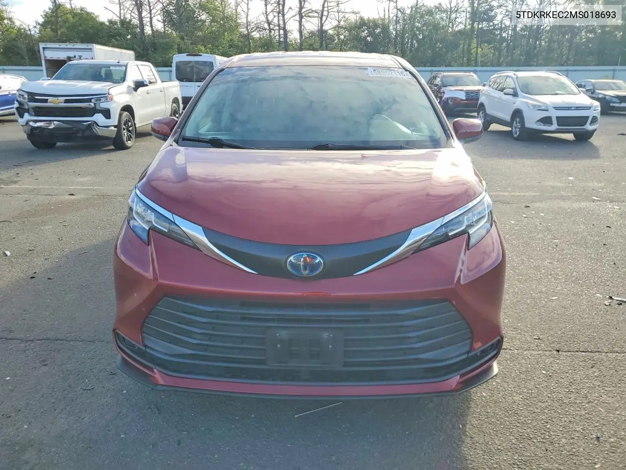 2021 TOYOTA SIENNA VIN 5TDKRKEC2MS018693 — фото 5