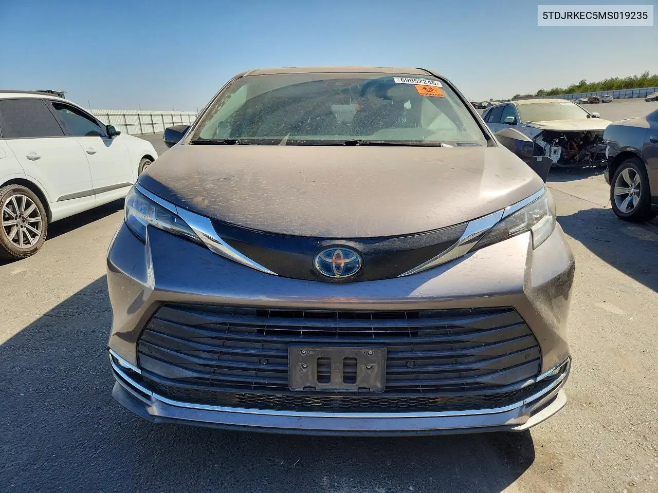 2021 TOYOTA SIENNA VIN 5TDJRKEC5MS019235 — фото 5
