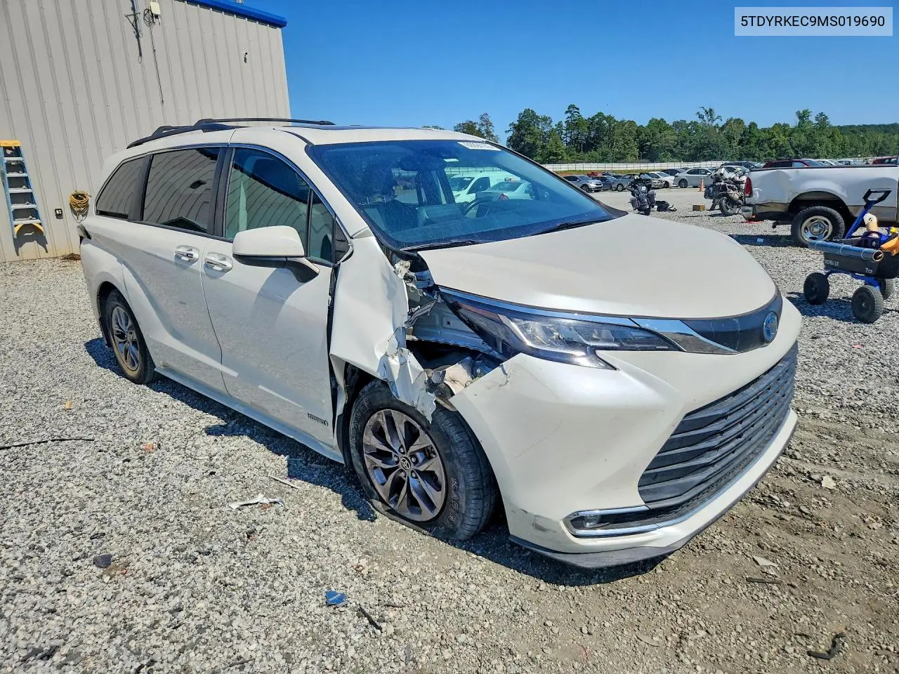 2021 TOYOTA SIENNA VIN 5TDYRKEC9MS019690 — фото 4
