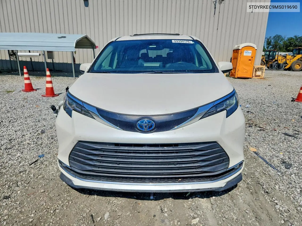 2021 TOYOTA SIENNA VIN 5TDYRKEC9MS019690 — фото 5