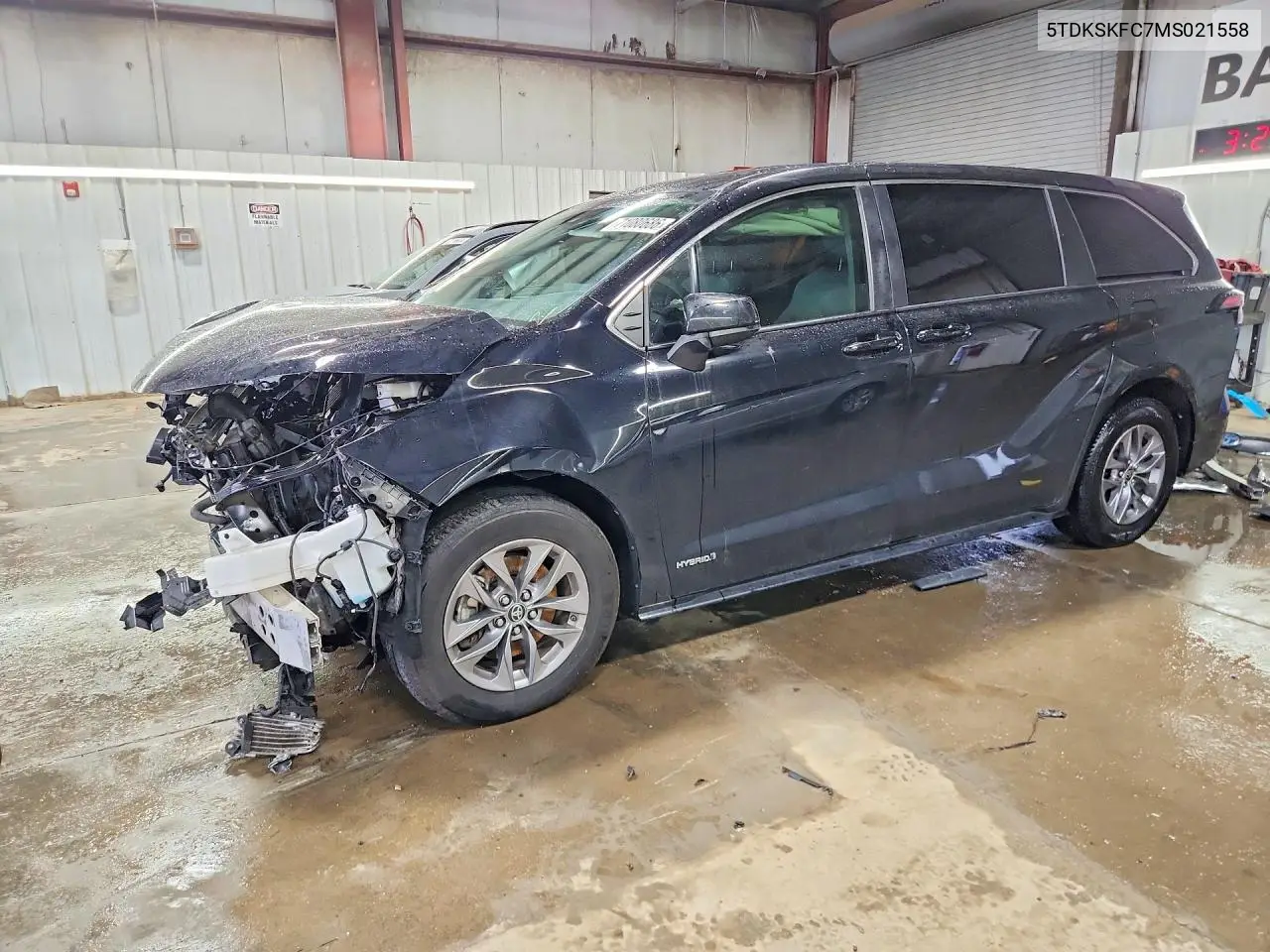 TOYOTA SIENNA 2021, VIN 5TDKSKFC7MS021558