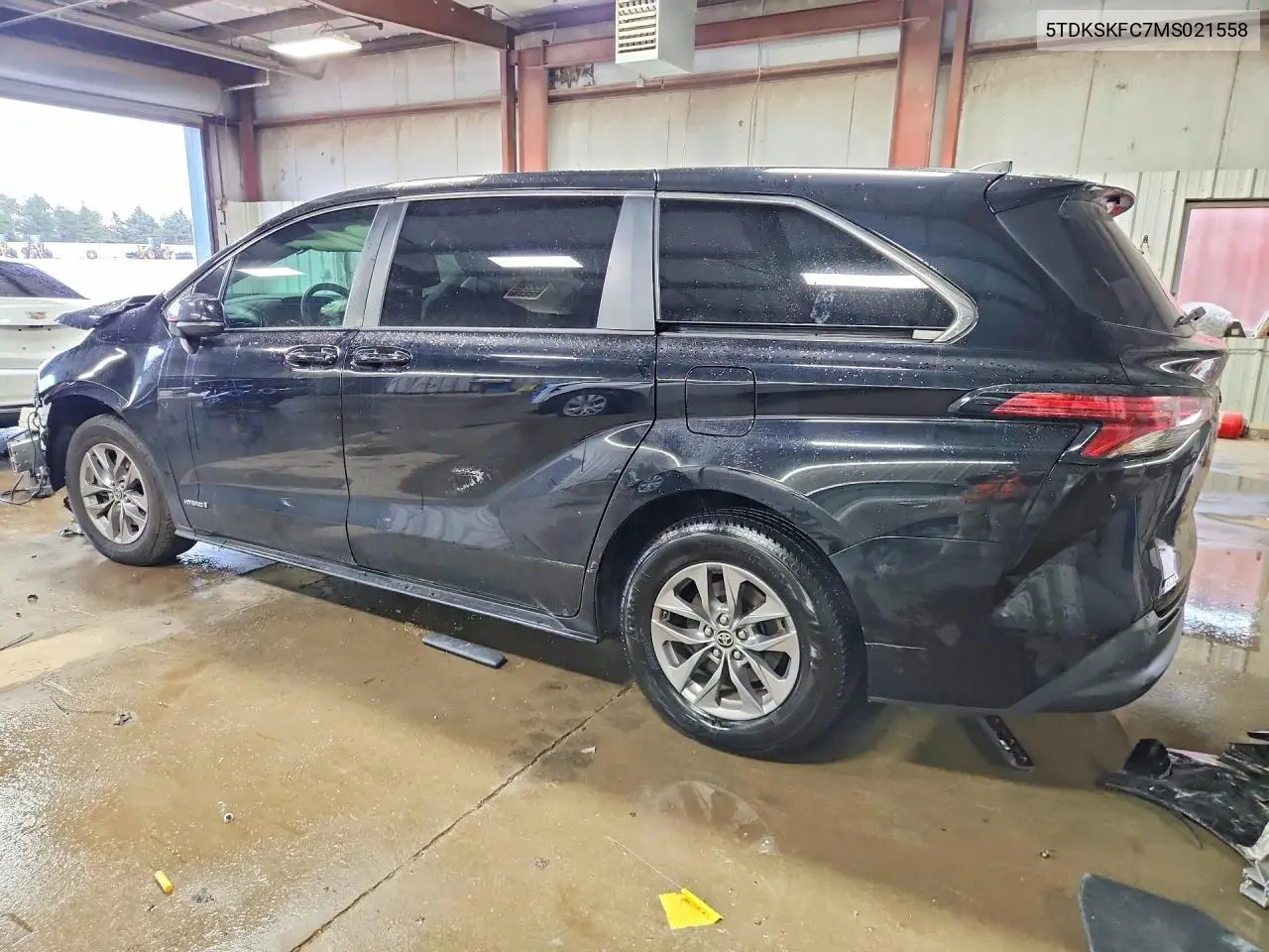 2021 TOYOTA SIENNA VIN 5TDKSKFC7MS021558 — фото 2