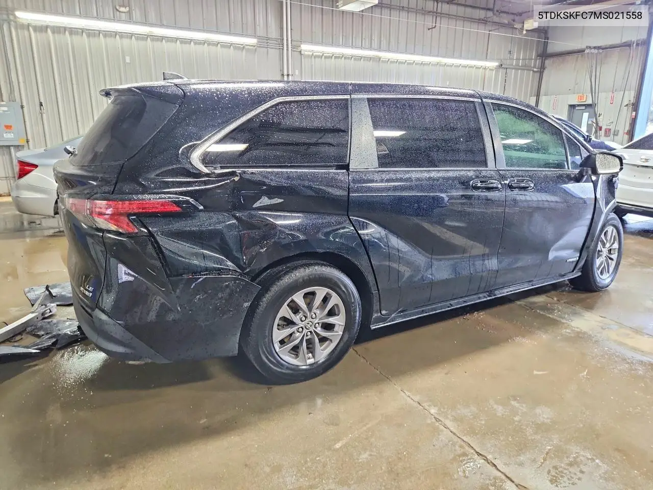 2021 TOYOTA SIENNA VIN 5TDKSKFC7MS021558 — фото 3