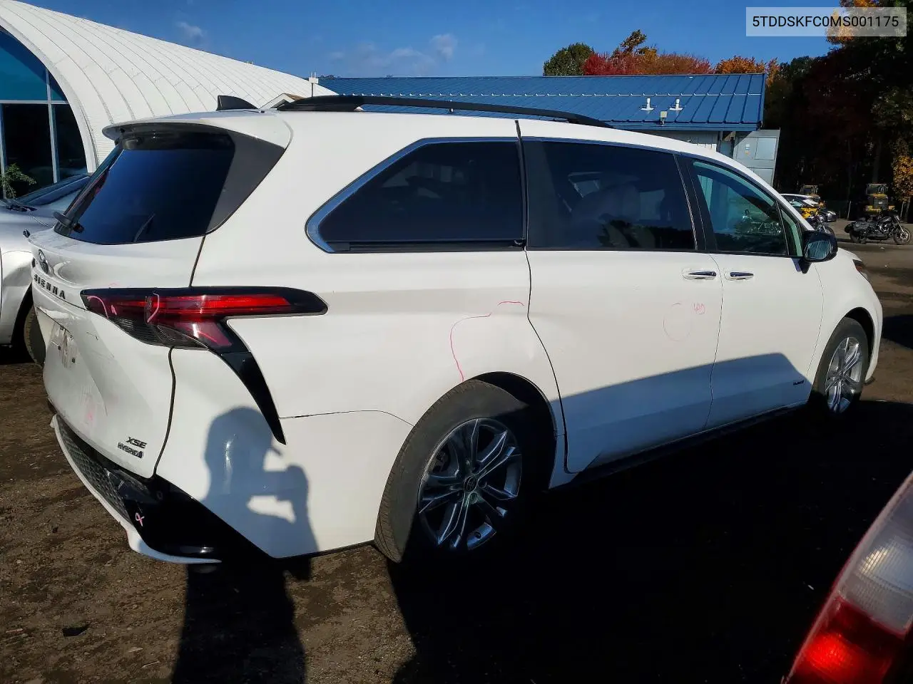 2021 TOYOTA SIENNA VIN 5TDDSKFC0MS001175 — фото 3