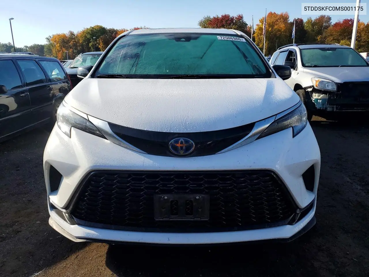 2021 TOYOTA SIENNA VIN 5TDDSKFC0MS001175 — фото 5