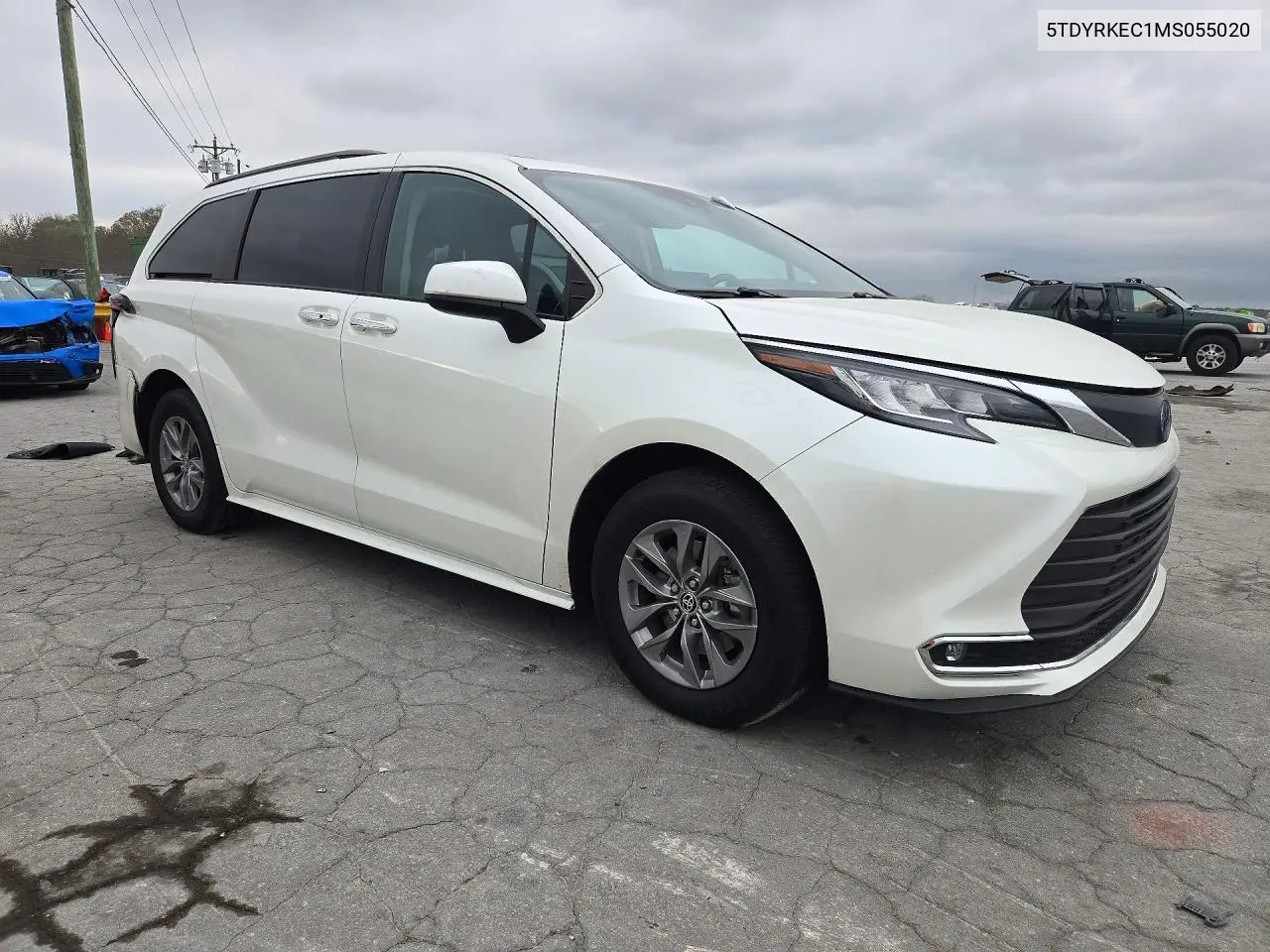2021 TOYOTA SIENNA VIN 5TDYRKEC1MS055020 — фото 4