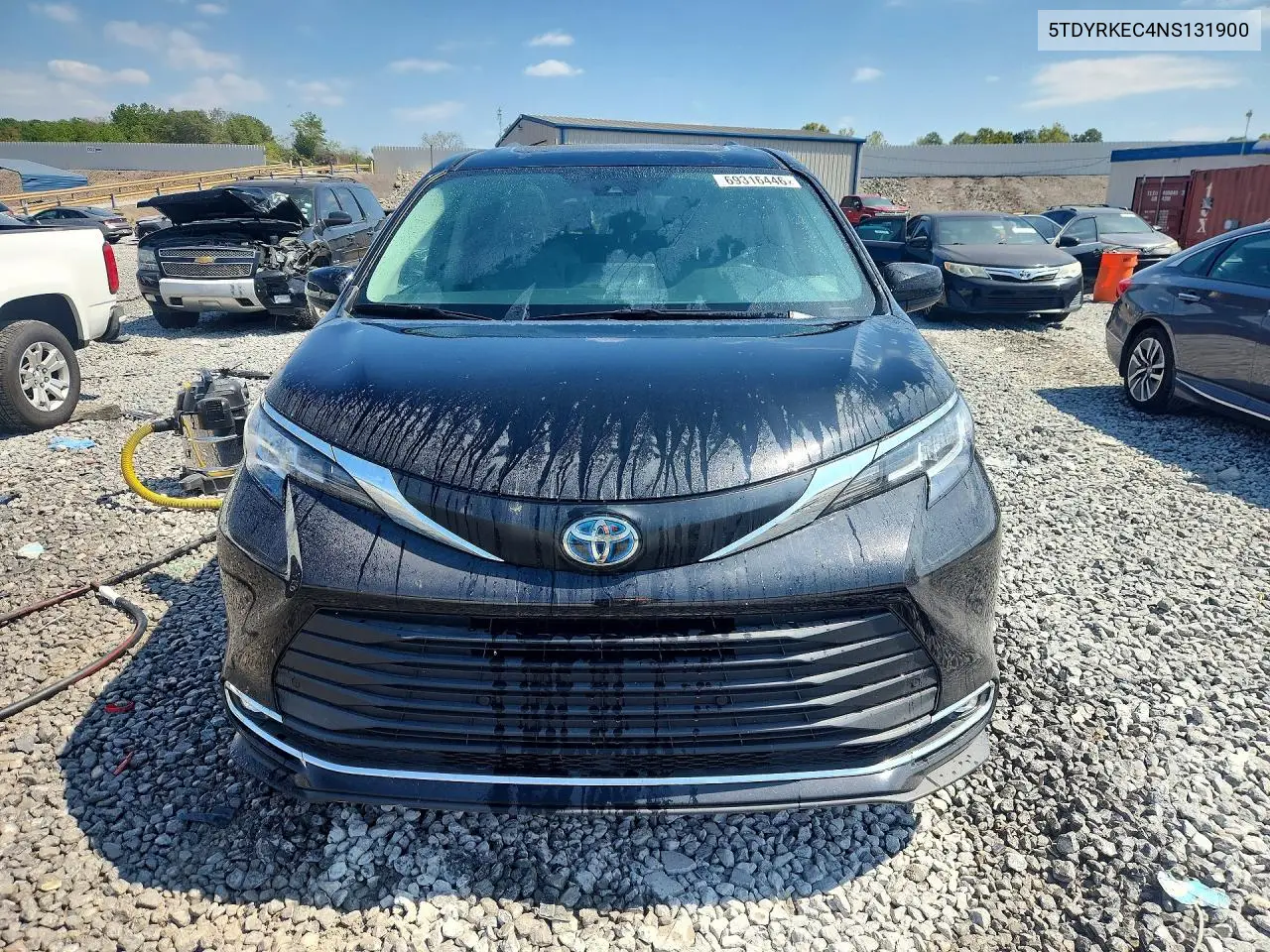 2022 TOYOTA SIENNA VIN 5TDYRKEC4NS131900 — фото 5