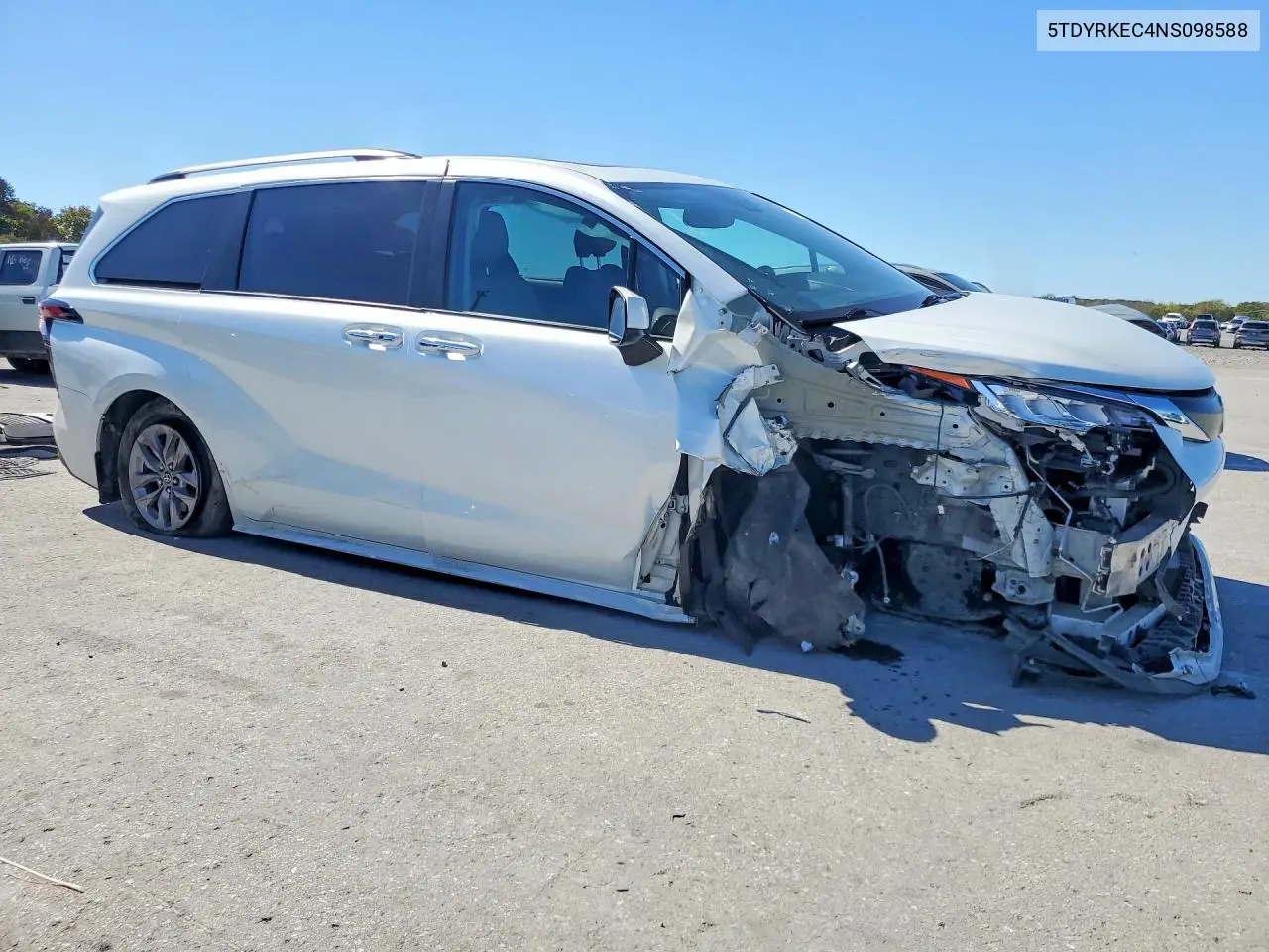 2022 TOYOTA SIENNA VIN 5TDYRKEC4NS098588 — фото 4