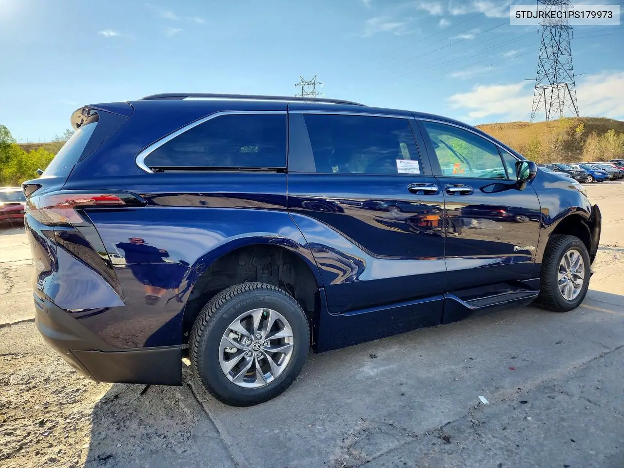 2023 TOYOTA SIENNA VIN 5TDJRKEC1PS179973 — фото 3