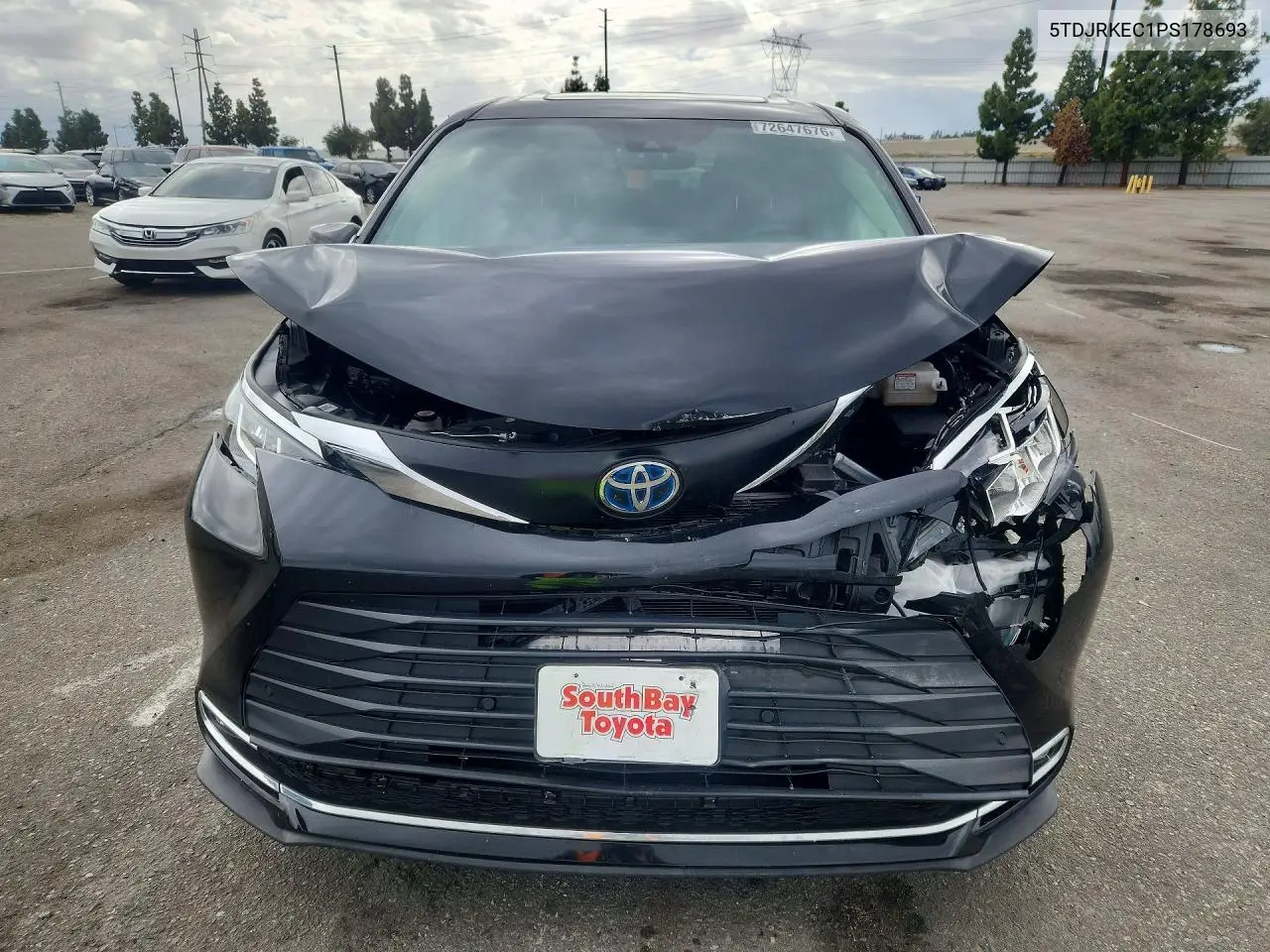 2023 TOYOTA SIENNA VIN 5TDJRKEC1PS178693 — фото 5