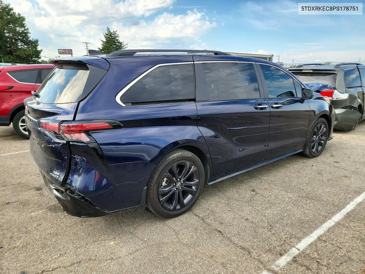 2023 TOYOTA SIENNA VIN 5TDXRKEC8PS178751 — фото 3