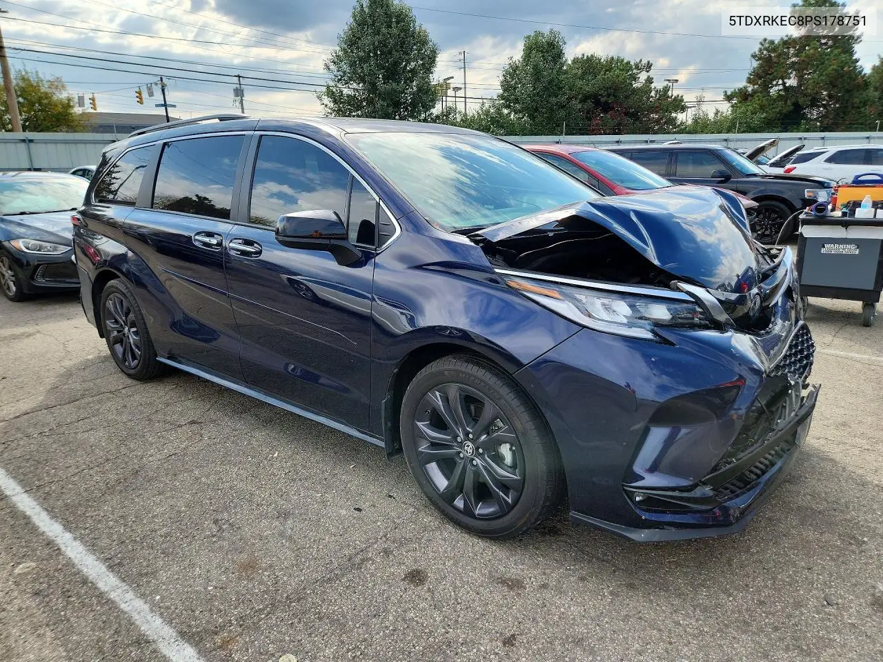 2023 TOYOTA SIENNA VIN 5TDXRKEC8PS178751 — фото 4