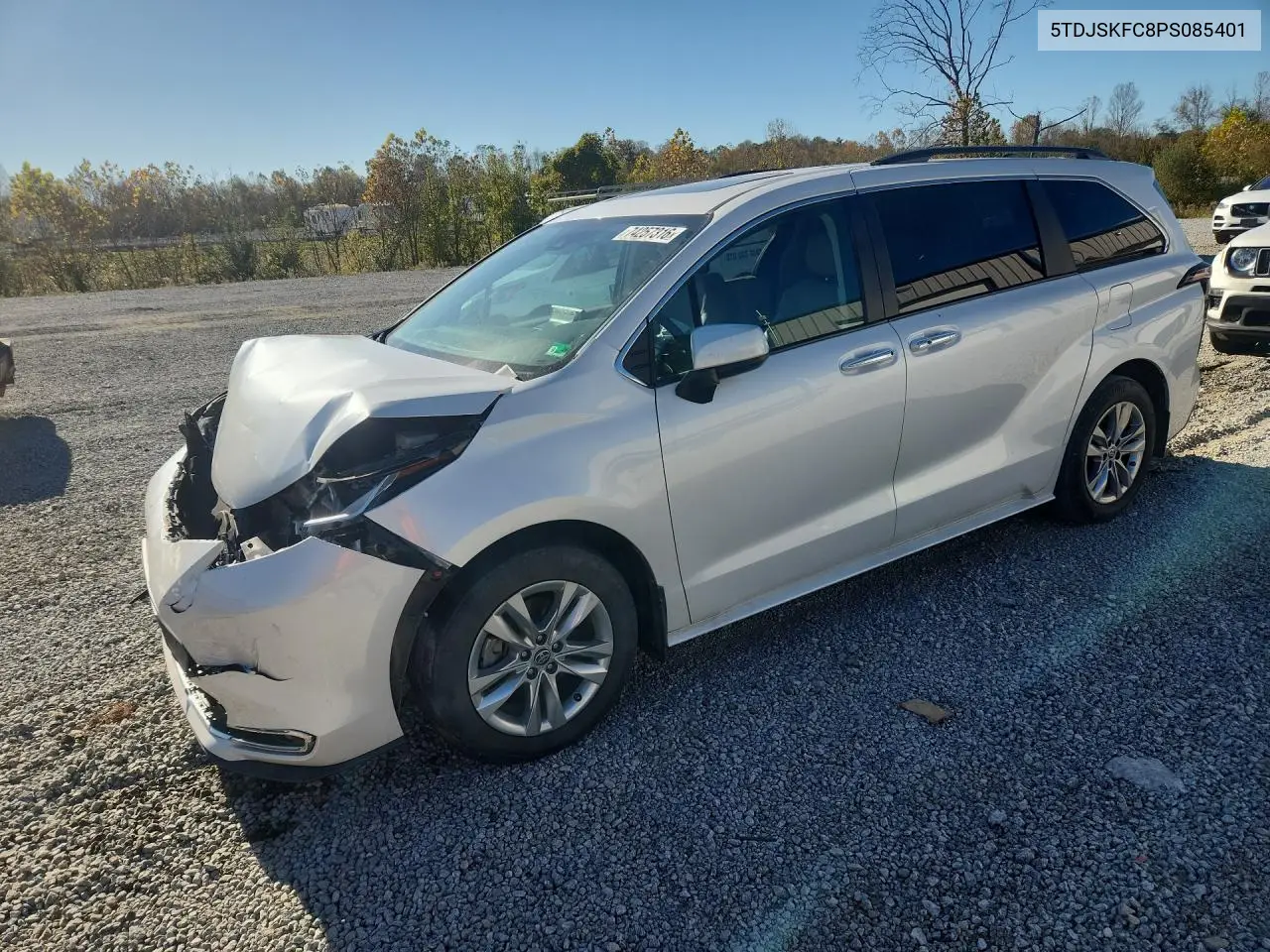 TOYOTA SIENNA 2023, VIN 5TDJSKFC8PS085401