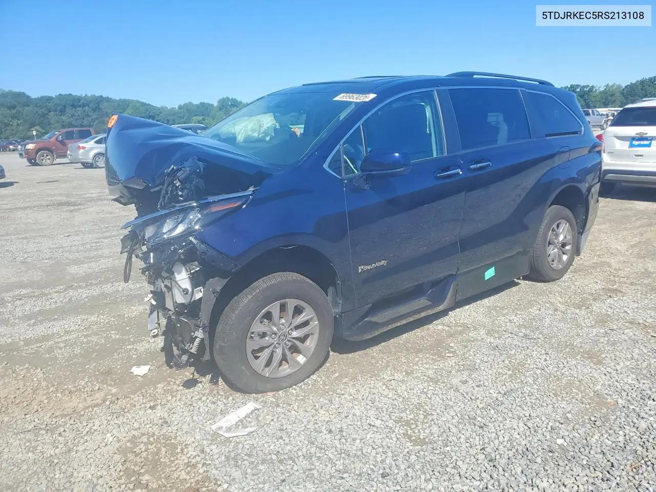 TOYOTA SIENNA 2024, VIN 5TDJRKEC5RS213108