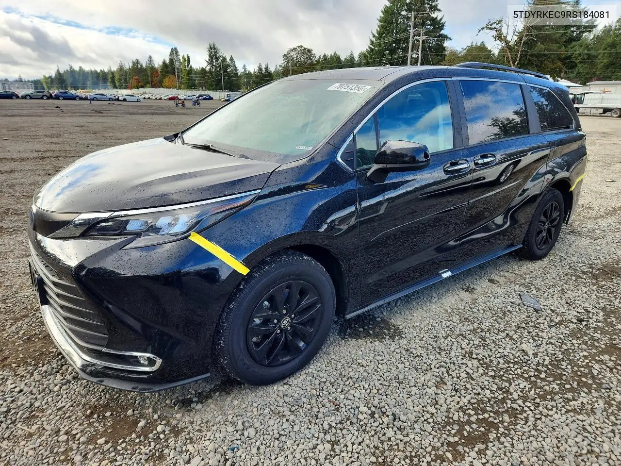TOYOTA SIENNA 2024, VIN 5TDYRKEC9RS184081