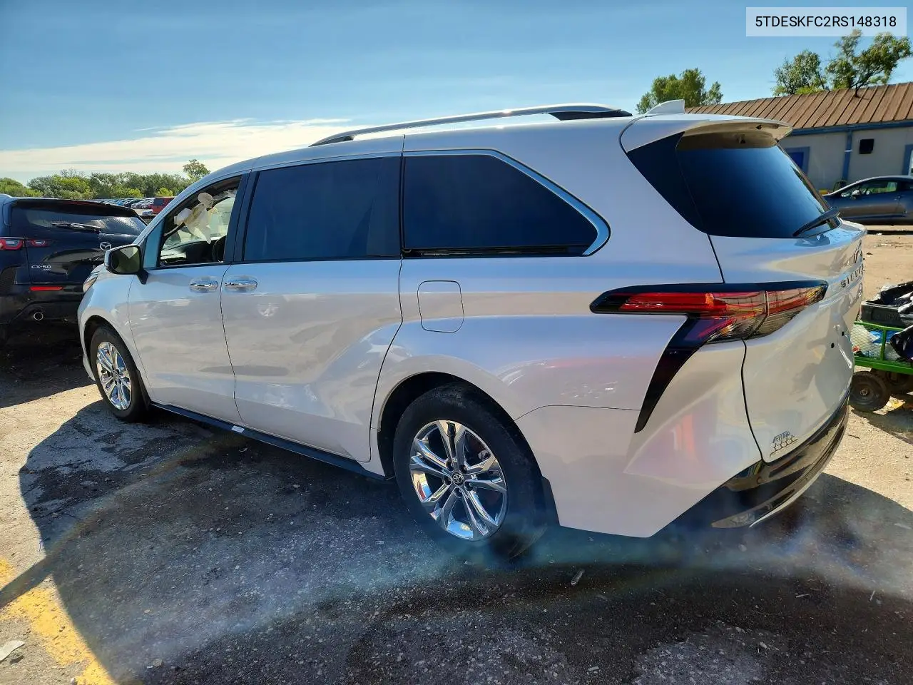 2024 TOYOTA SIENNA VIN 5TDESKFC2RS148318 — фото 2