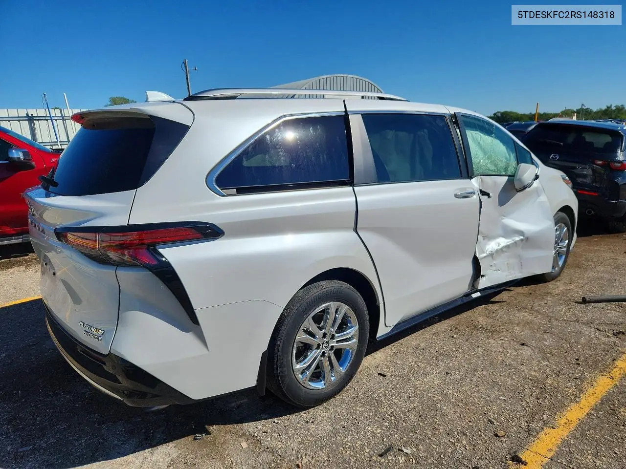 2024 TOYOTA SIENNA VIN 5TDESKFC2RS148318 — фото 3