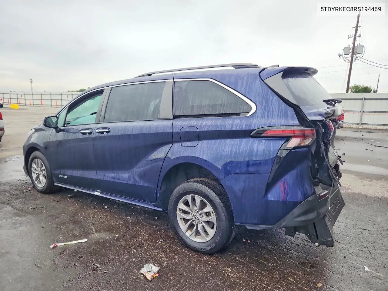 2024 TOYOTA SIENNA VIN 5TDYRKEC8RS194469 — фото 2