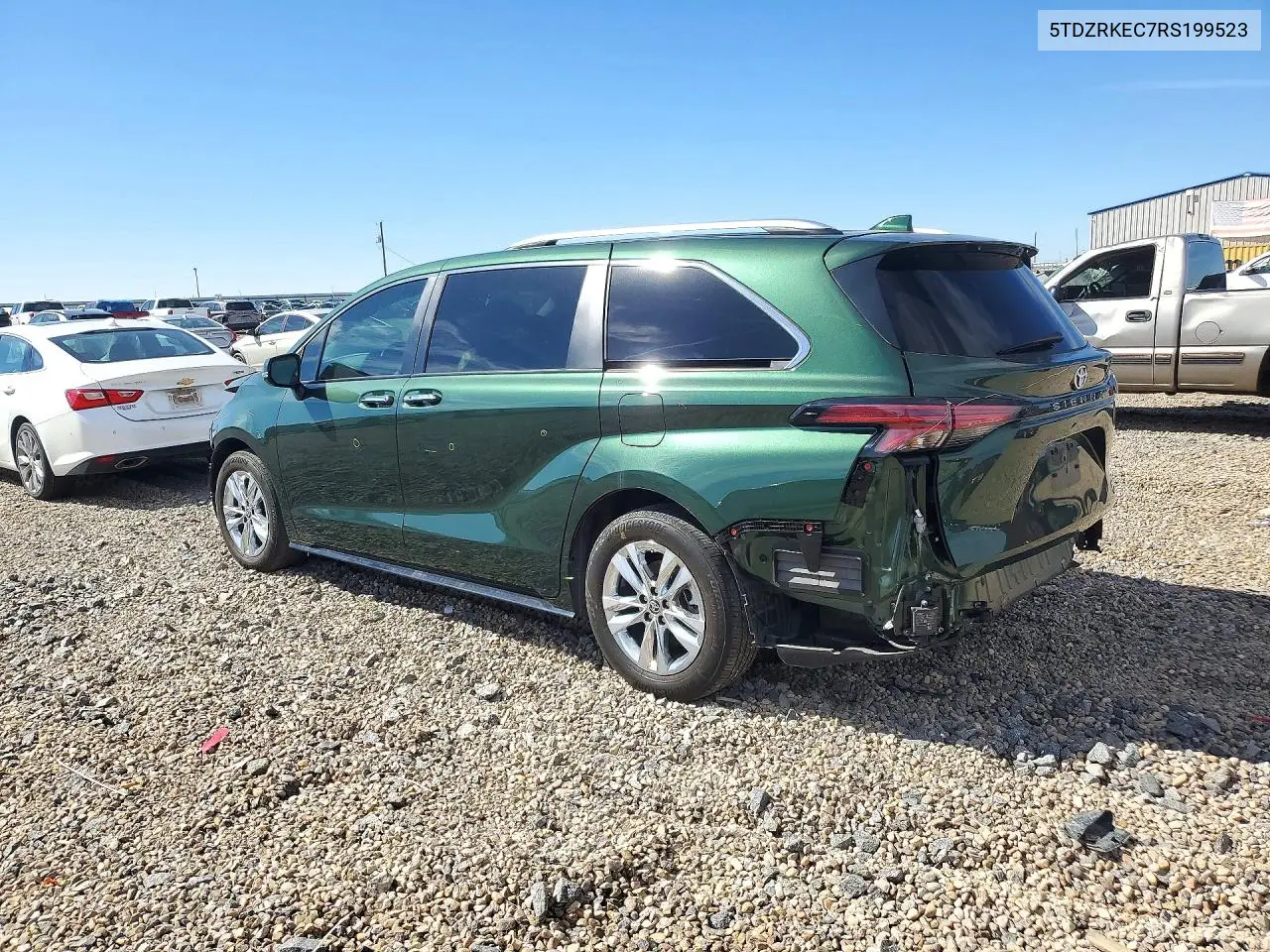 2024 TOYOTA SIENNA VIN 5TDZRKEC7RS199523 — фото 2